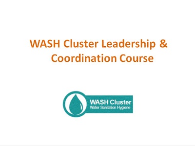 Humanitarian WASH Leadership & Coordination (GWC courses #4)
