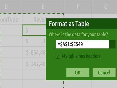 Excel: Creating a Basic Dashboard