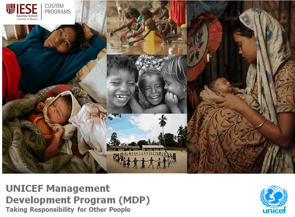 Programme banner, showing pictures of children and mothers